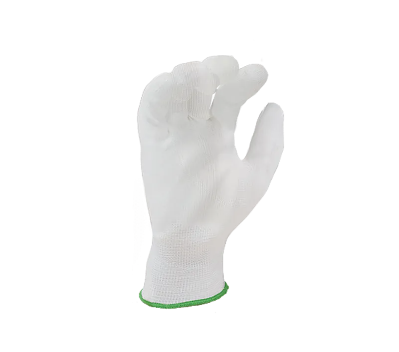 100% Polyester String Knit, 10 Gauge, White