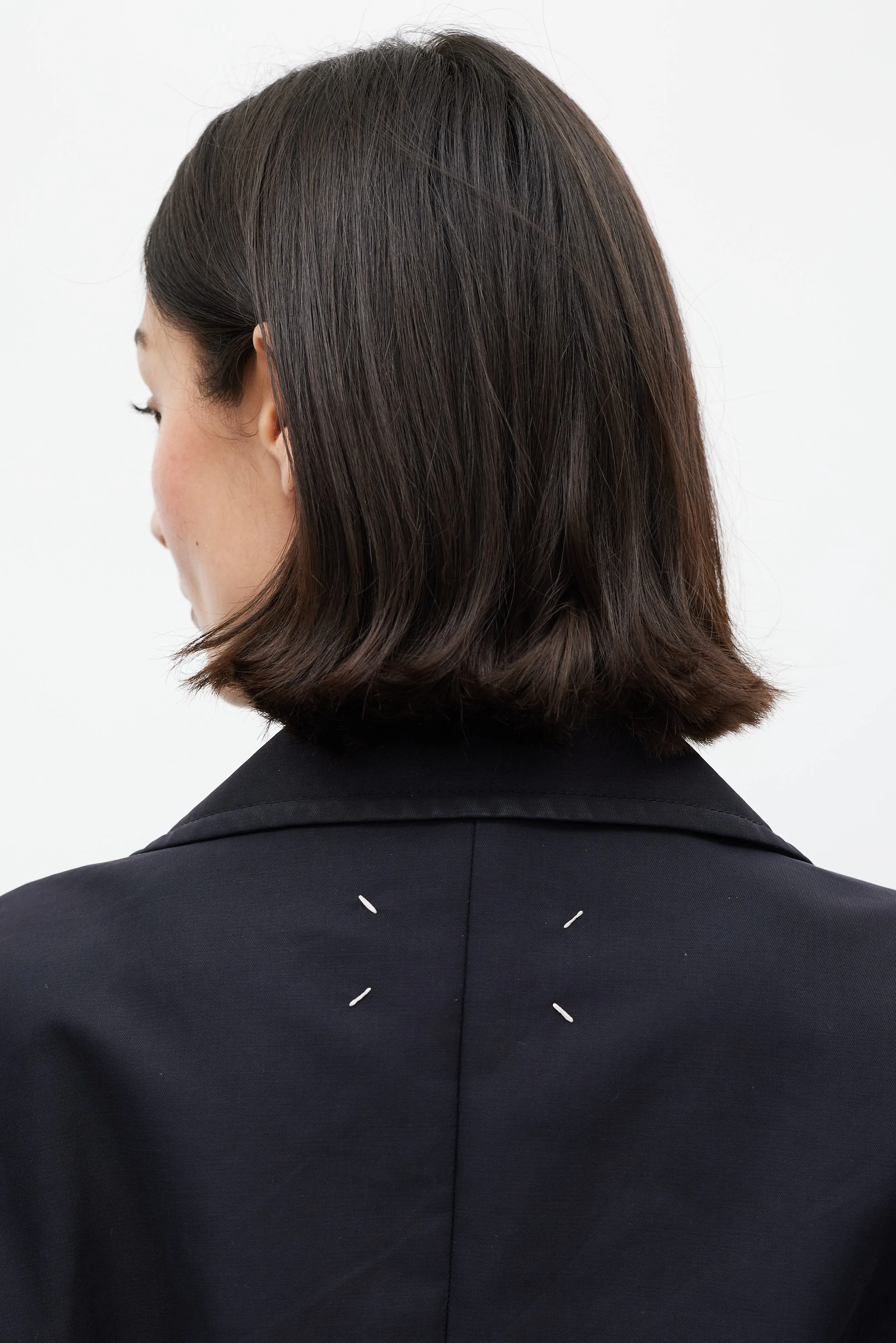 2015 Navy Cotton Pea Coat