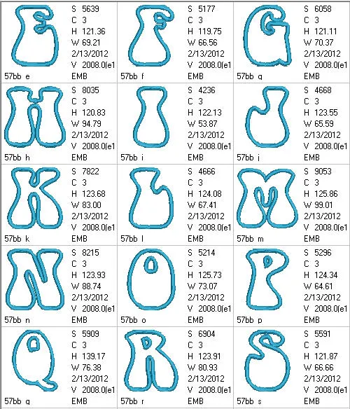 Bell Bottom Applique Monograms