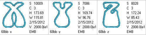 Bell Bottom Applique Monograms