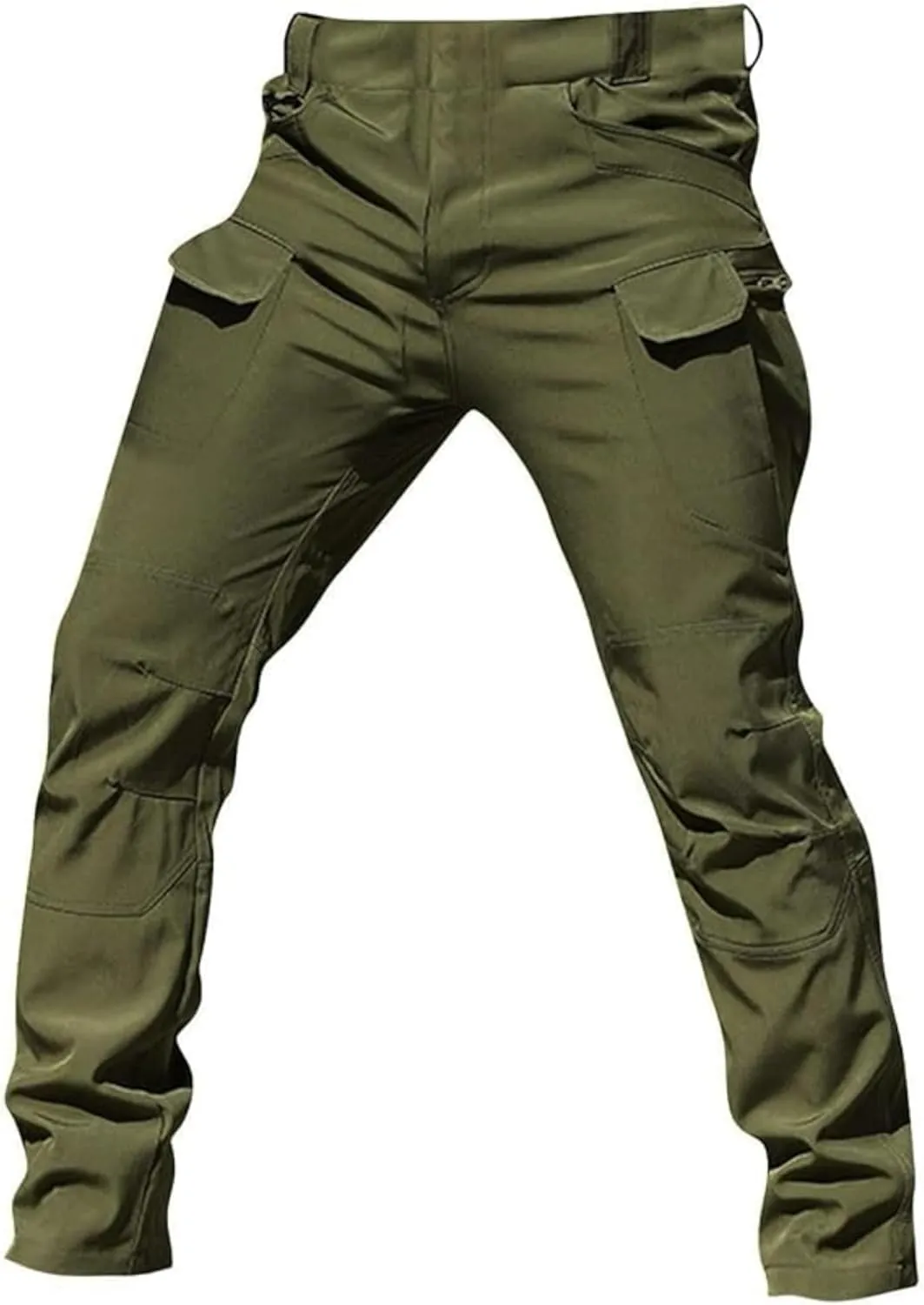 Cargo Pants for Mens Slim Fit Multi Pockets Hiking Pants Y2K Tactical Trousers Ripstop Stretch Stylish Baggy Pants
