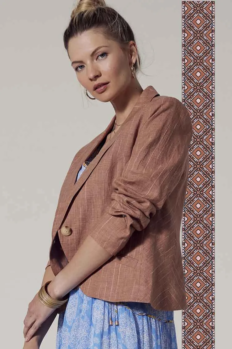 Chianti Jacket in Caramel