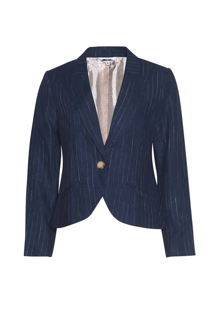 Chianti Jacket in Denim Blue