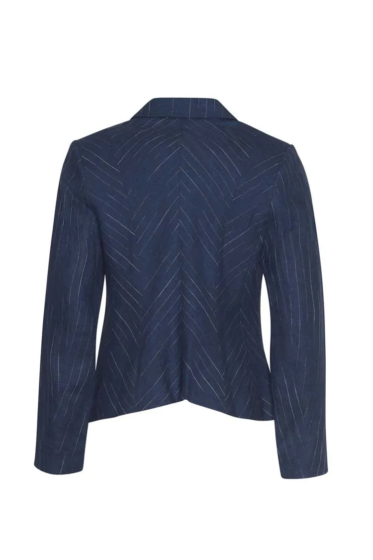 Chianti Jacket in Denim Blue
