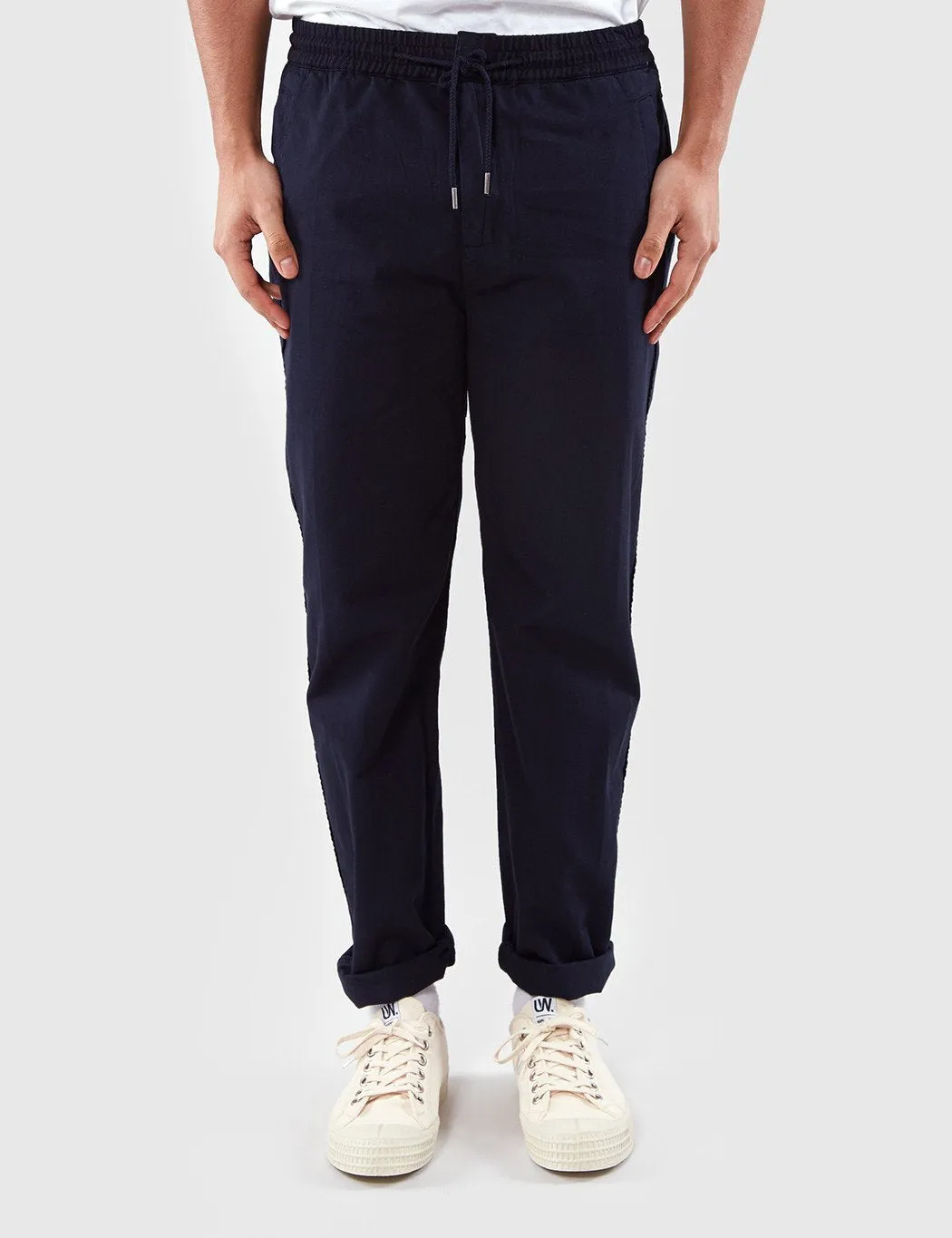Folk Drawcord Trousers - Deep Navy