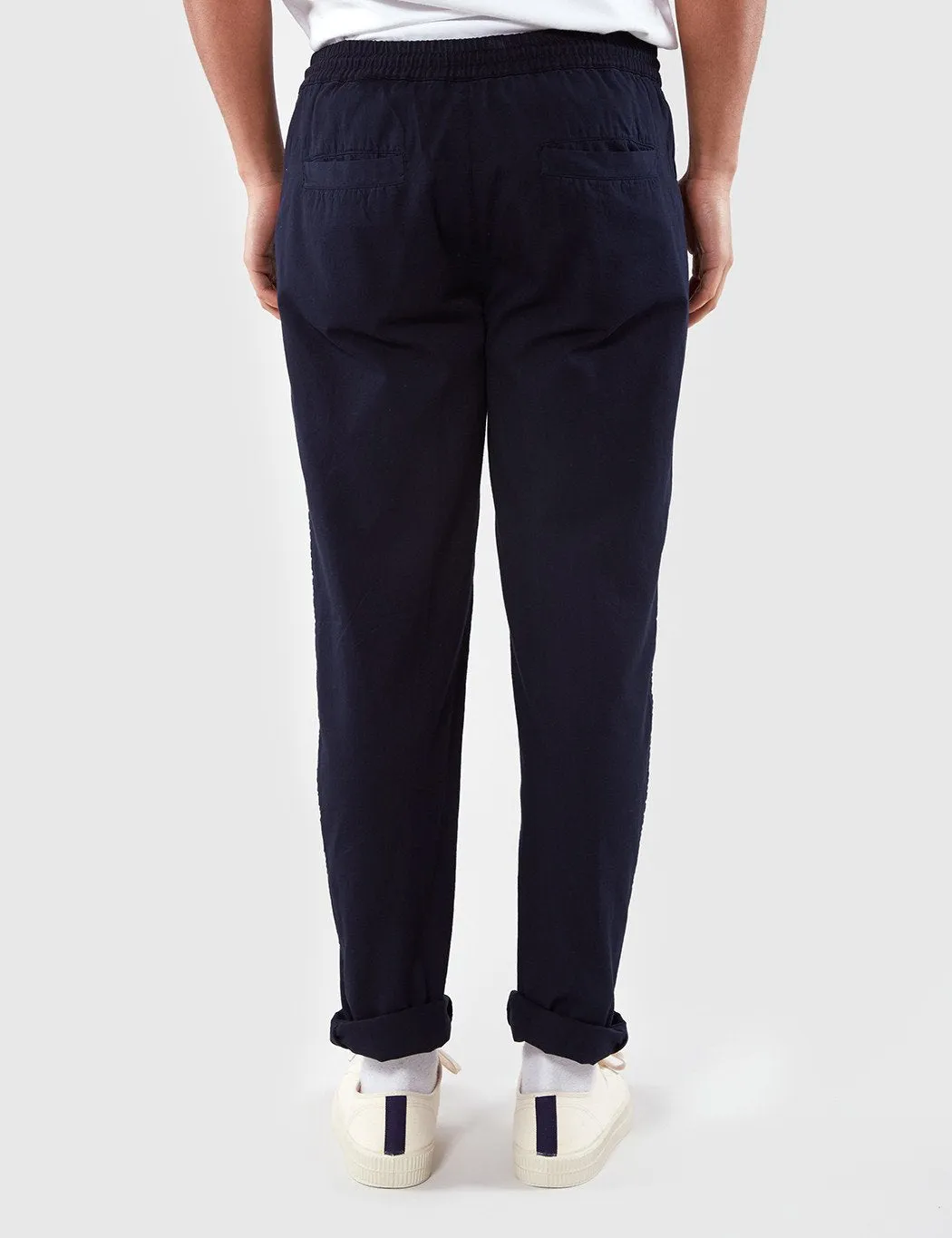 Folk Drawcord Trousers - Deep Navy