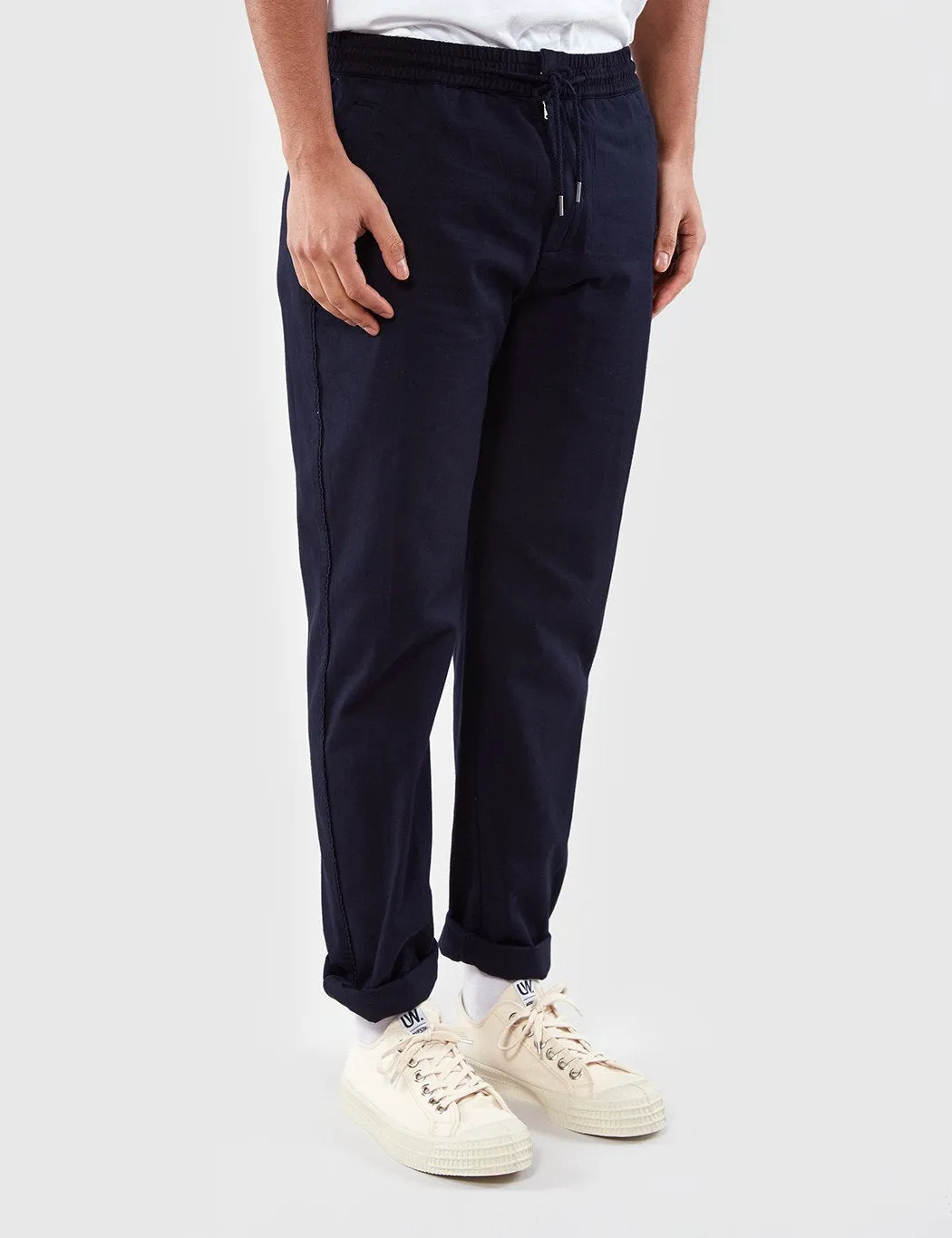 Folk Drawcord Trousers - Deep Navy
