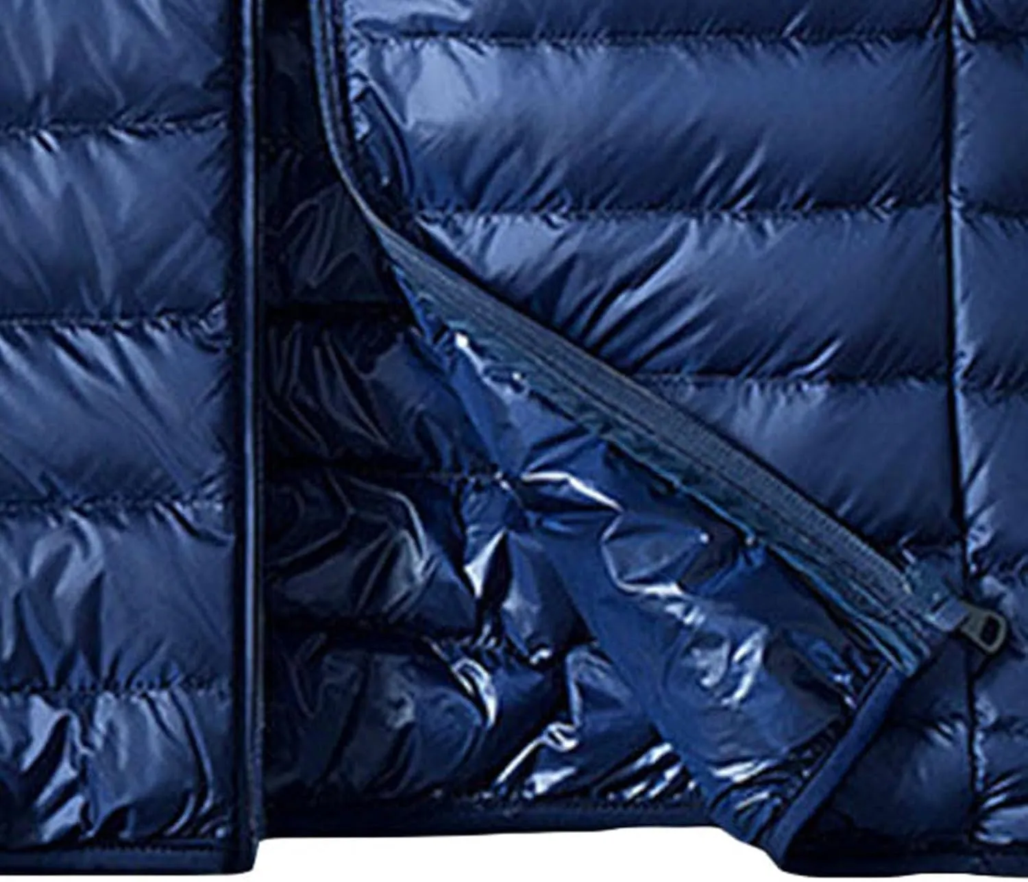 JEsilunmaMY Fall Winter Puffer Vest for Men Sleevelesss Down Jacket Packable Waistcoat Solid Color Lightweight Quilted Vests