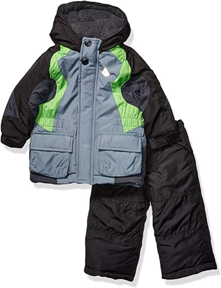 LONDON FOG Baby Boys' 2-Piece Snow Pant & Jacket Snowsuit