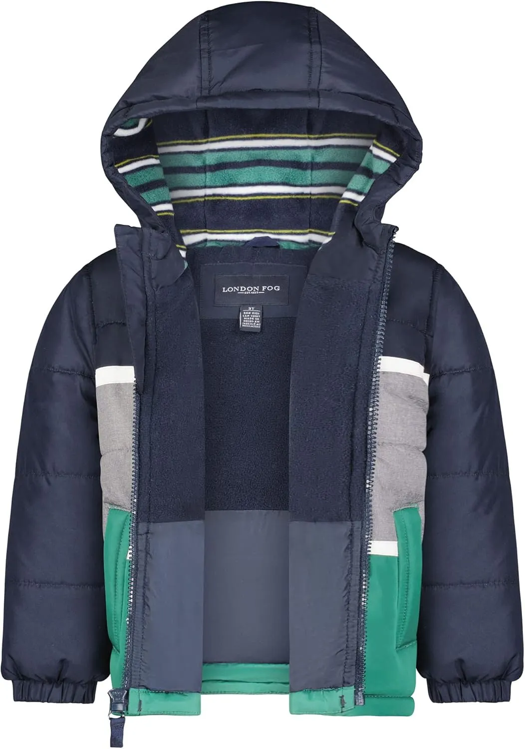 LONDON FOG Baby Boys' 2-Piece Snow Pant & Jacket Snowsuit