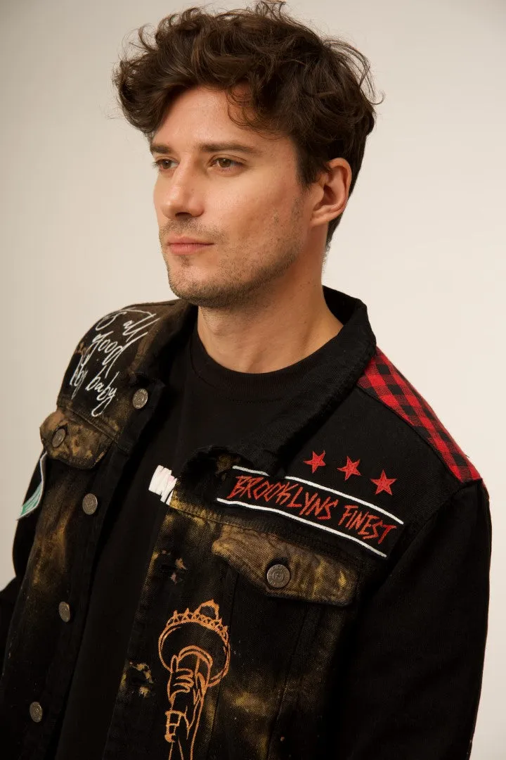 NOTORIOUS B.I.G 'NEVER LOSE, NEVER CHOSE TO' BLACK VALKYRE JACKET