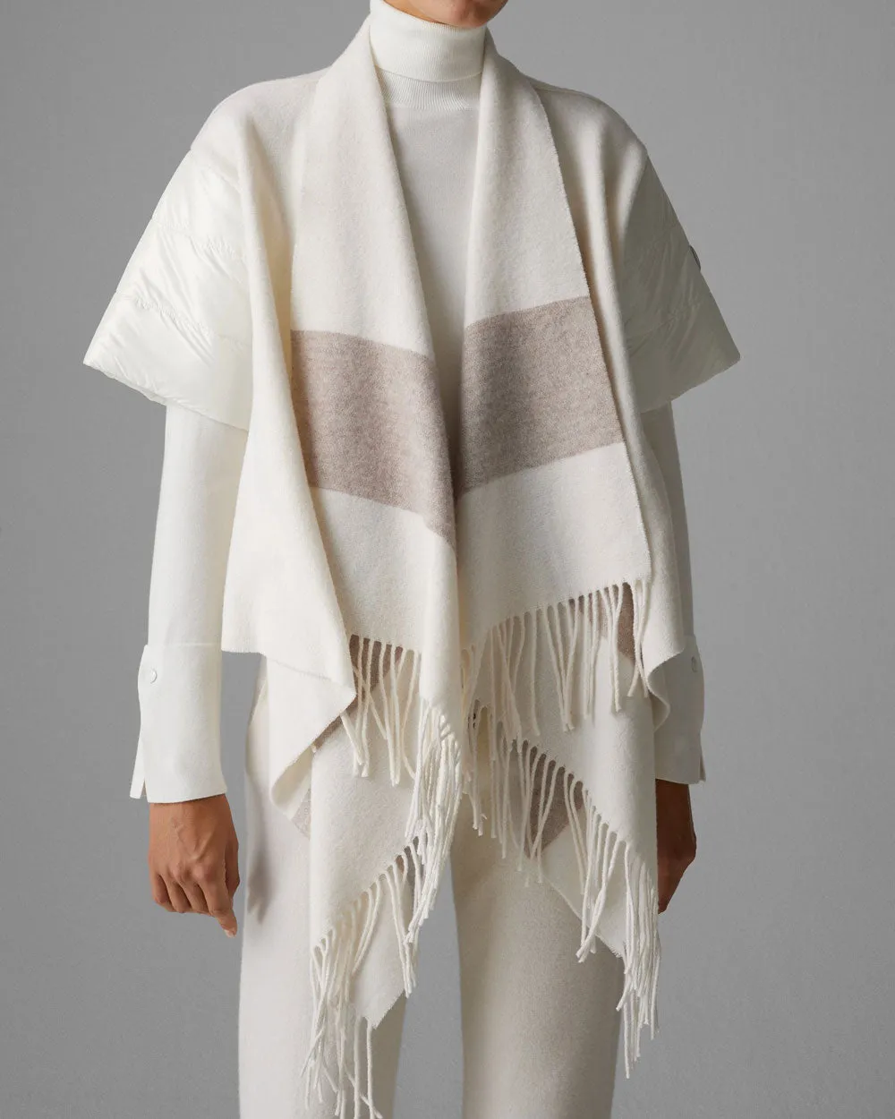 Off White Nica Fringe Wrap