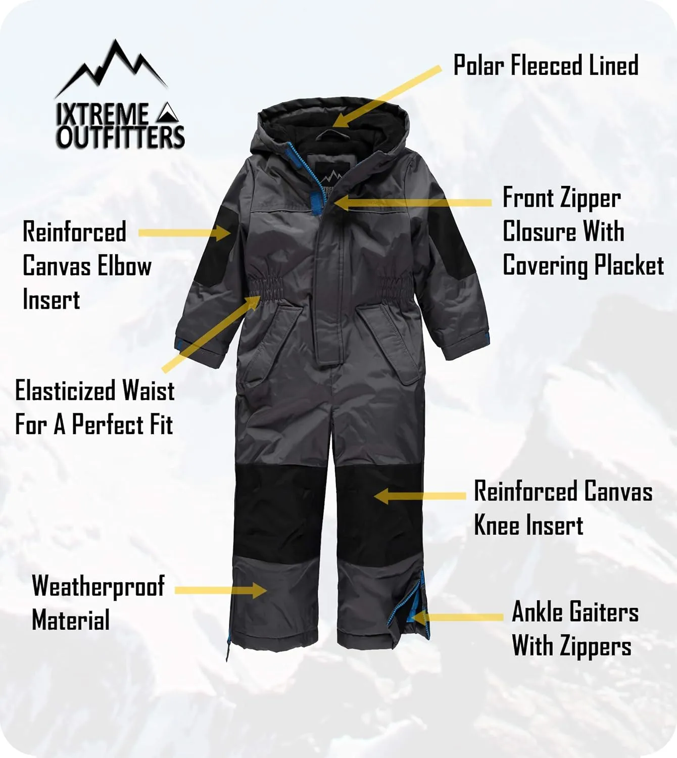 Pink Platinum Girls' Snowmobile Snowsuit