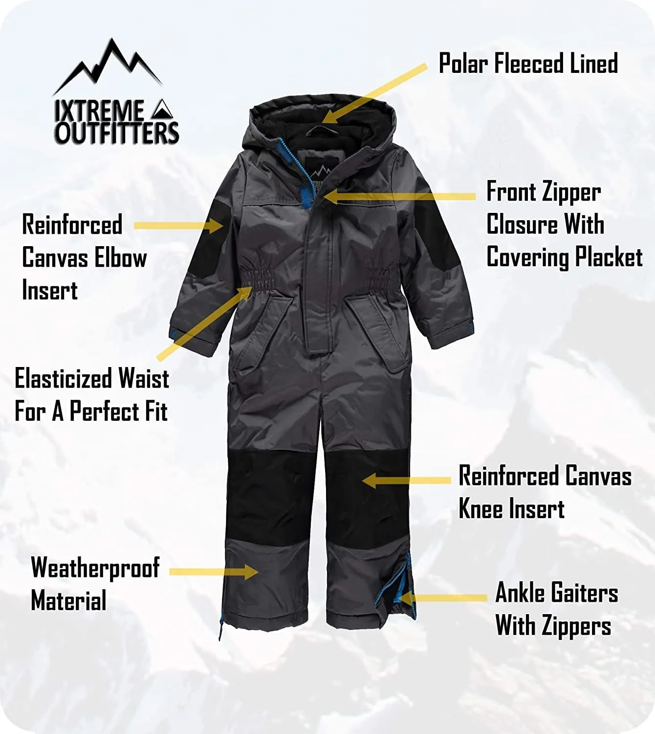 Pink Platinum Girls' Snowmobile Snowsuit