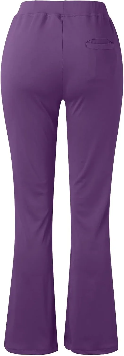 Womans Dress Pants Formal Work Trousers High Waist Slim Fit Casual Yoga Pants Stretchy Skinny Business Office Slacks