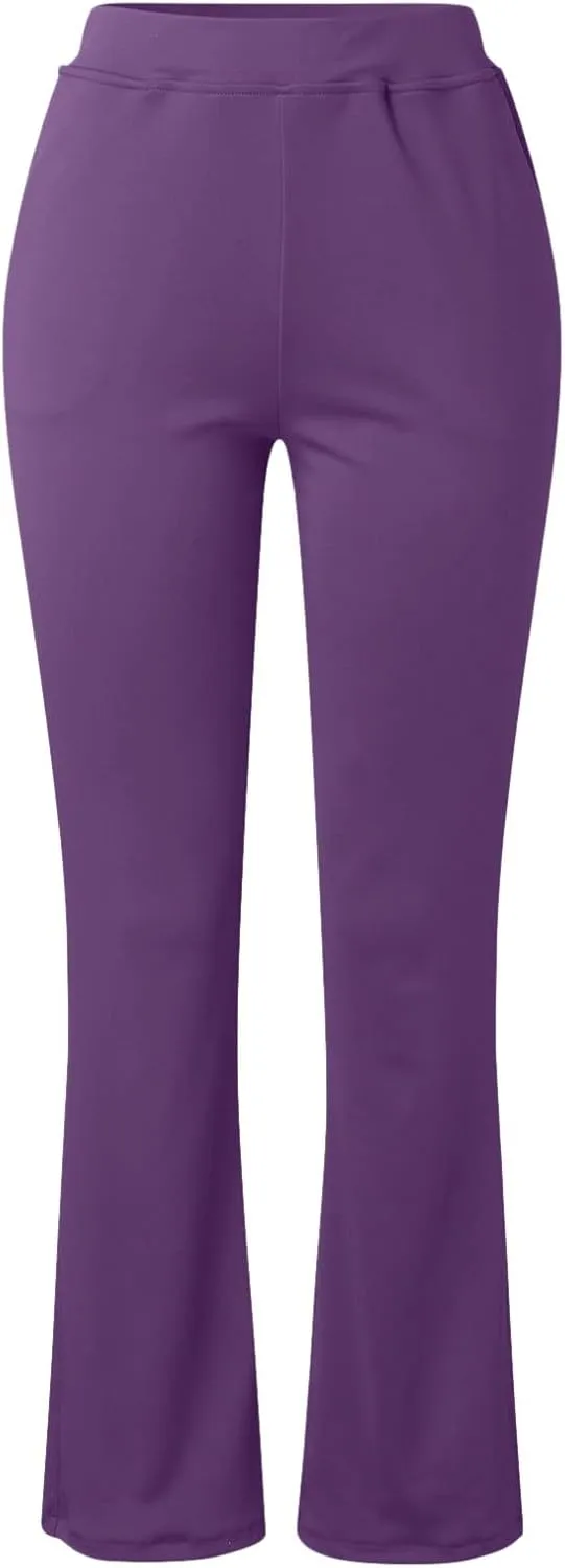 Womans Dress Pants Formal Work Trousers High Waist Slim Fit Casual Yoga Pants Stretchy Skinny Business Office Slacks